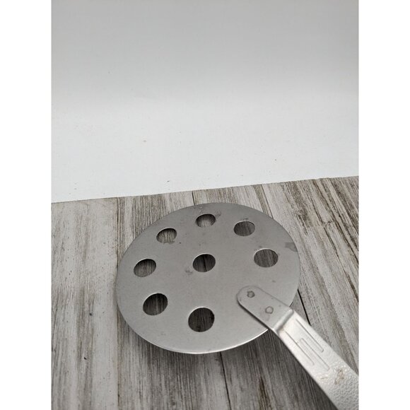 Vernco Stainless Steel 12” Slotted Spatula Pancake Wood Handle Japan Advertising - Picture 5 of 8